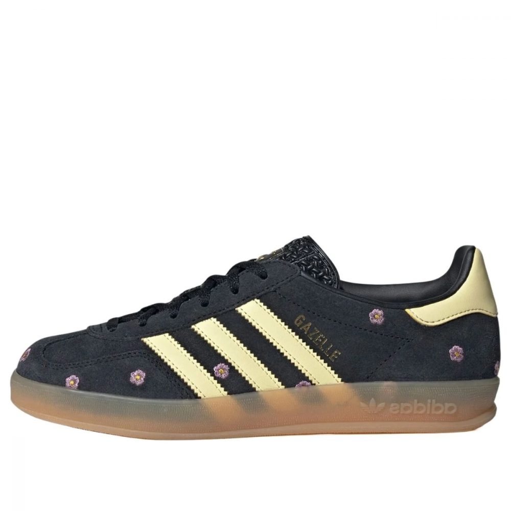 Giày adidas Gazelle Indoor ‘Black Almost Yellow Floral’ IF4490
