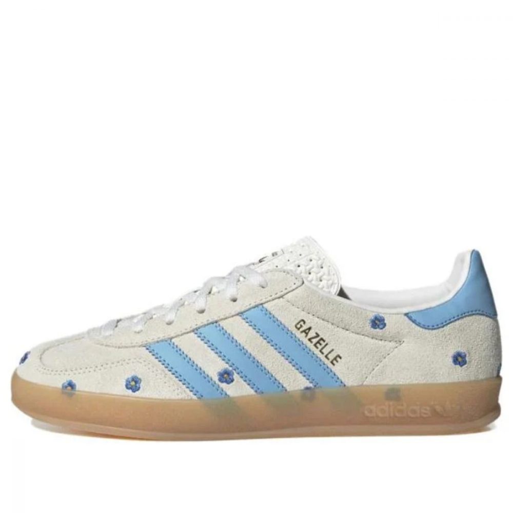 Giày adidas GAZELLE Indoor Floral ‘White Blue’ IF4491