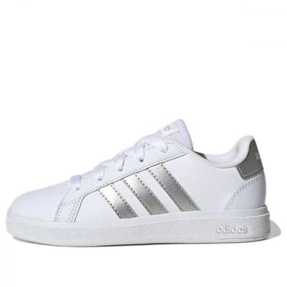 Giày adidas Grand Court 2.0 Lifestyle Tennis Shoes ‘White Matte Silver’ (GS) GW6506