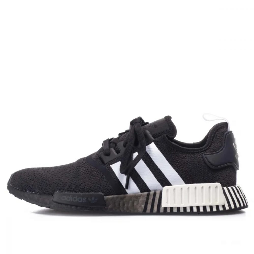 Giày Adidas NMD R1 ‘Glitch Black White’ FV3649