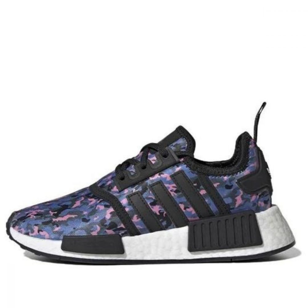 Giày adidas NMD_R1 ‘Blue & Pink Camo’ (GS) HQ6183