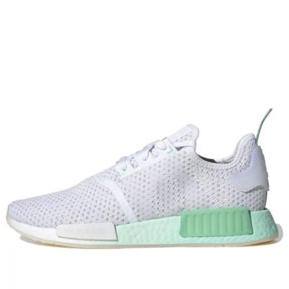 Giày adidas NMD_R1 Knit ‘White Blush Green’ FV1737