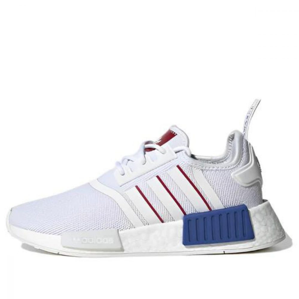 Giày adidas NMD_R1 ‘White Royal Blue’ (GS) HQ9991