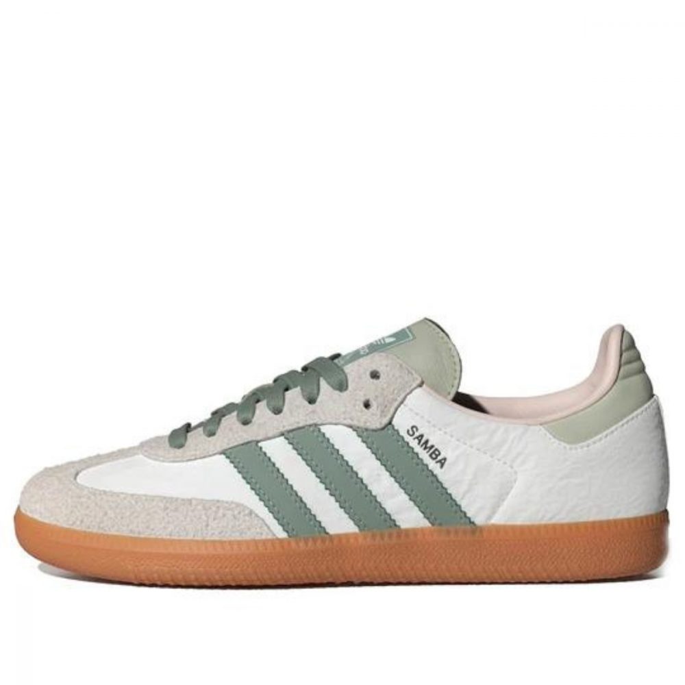 Giày adidas Samba ‘Cloud White Silver Green’ (WMNS) ID0492