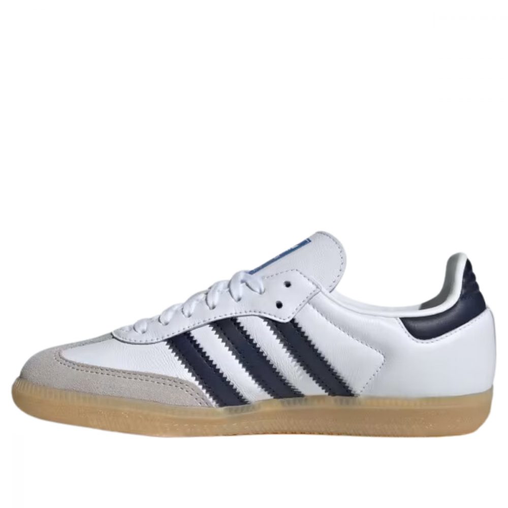 Giày Adidas Samba OG J ‘White Collegiate Navy Gum’ JI4464