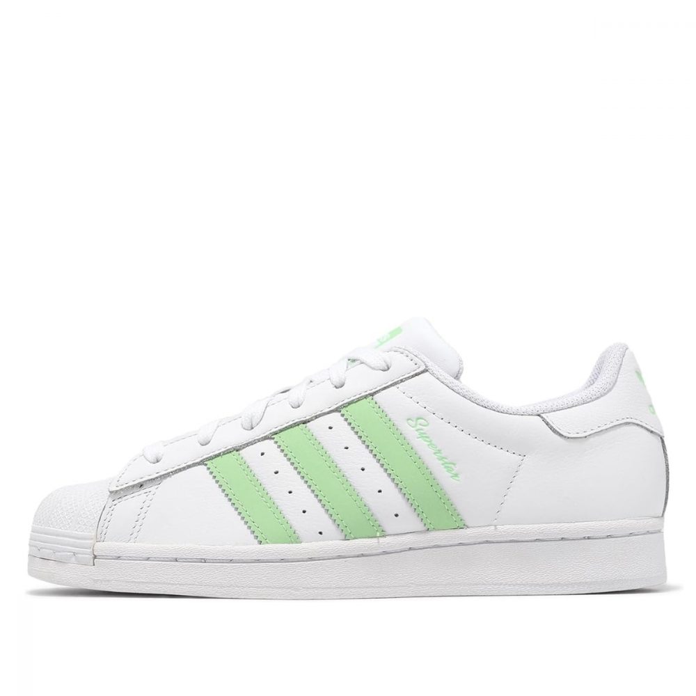 Giày Adidas Superstar ‘White Semi Green Spark’ (Wmns) IE3005