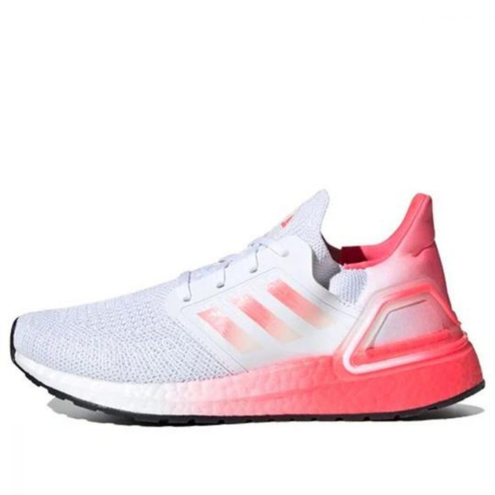 Giày adidas UltraBoost 20 J ‘White Signal Pink’ (GS) FX0456