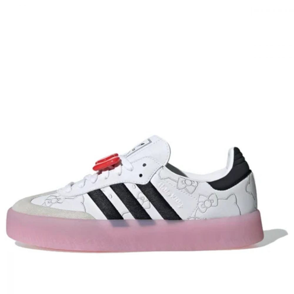 Giày adidas x Hello Kitty Sambae ‘White Black Clear Pink’ IG4450