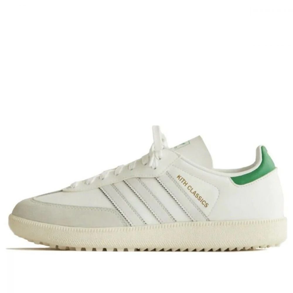 Giày adidas x Kith Samba Spikeless Golf ‘White Green’ IG5711