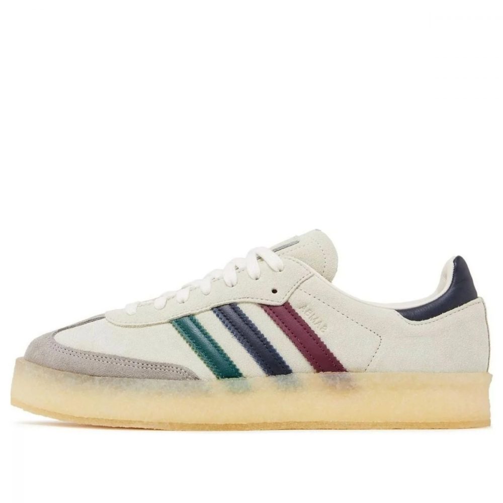Giày adidas x Ronnie Fieg x Clarks 8th Street Samba ‘Kithmas – Multi-Color Stripes’ IE4032