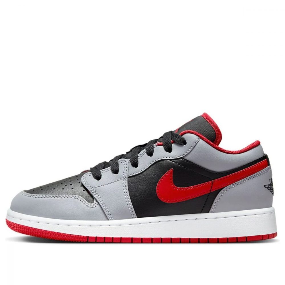 Giày Air Jordan 1 ‘Cement Grey White Fire Red’ 553560-060