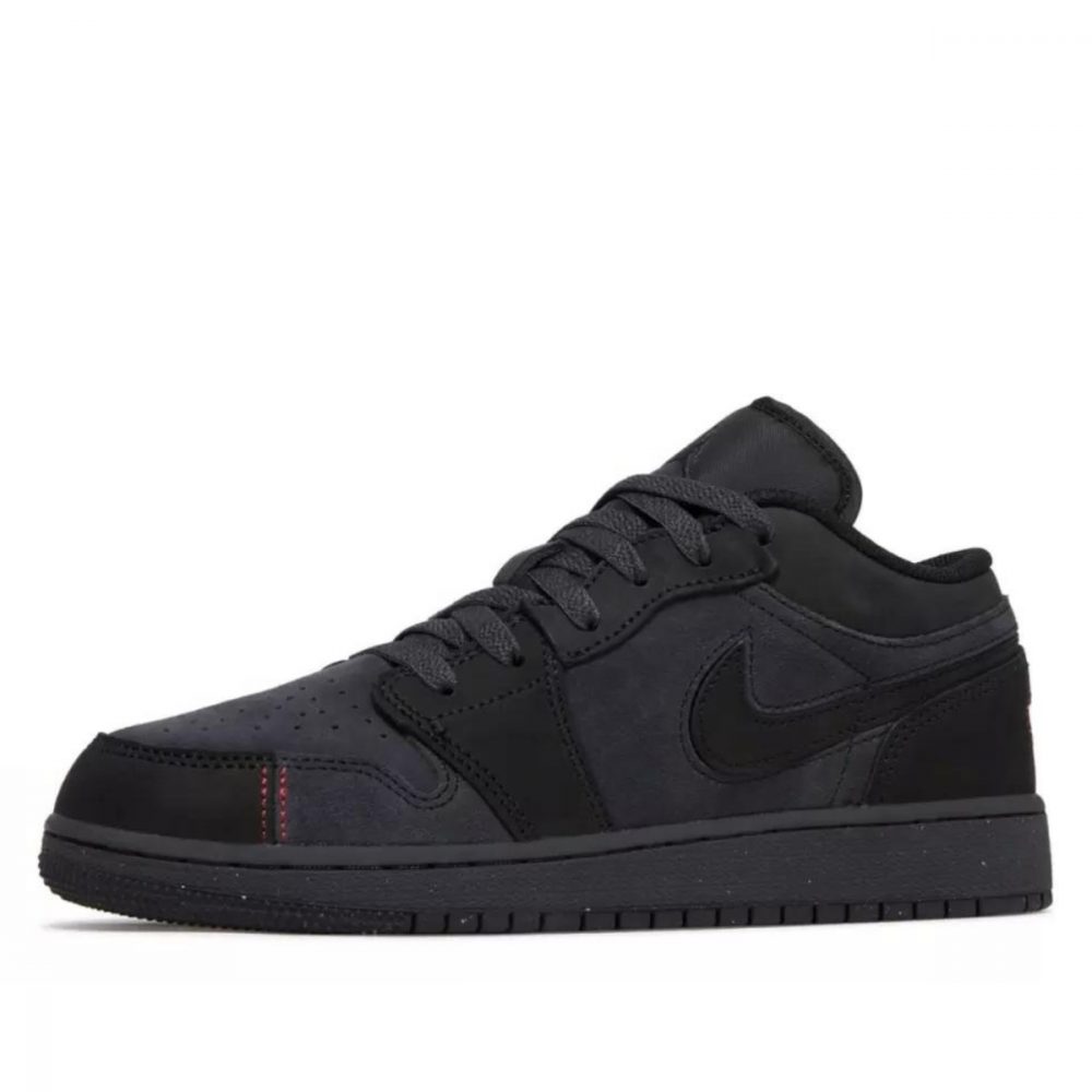 Giày Air Jordan 1 Low SE Craft GS ‘Dark Smoke Red’ FQ7757-001