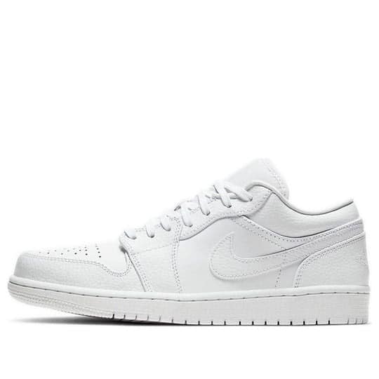 Giày Air Jordan 1 Low Triple White 553558-130