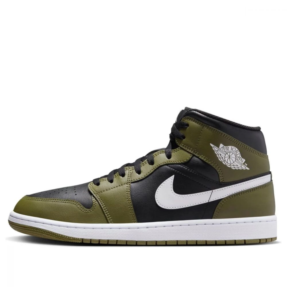 Giày Air Jordan 1 Mid ‘Black Medium Olive’ DQ8426-092