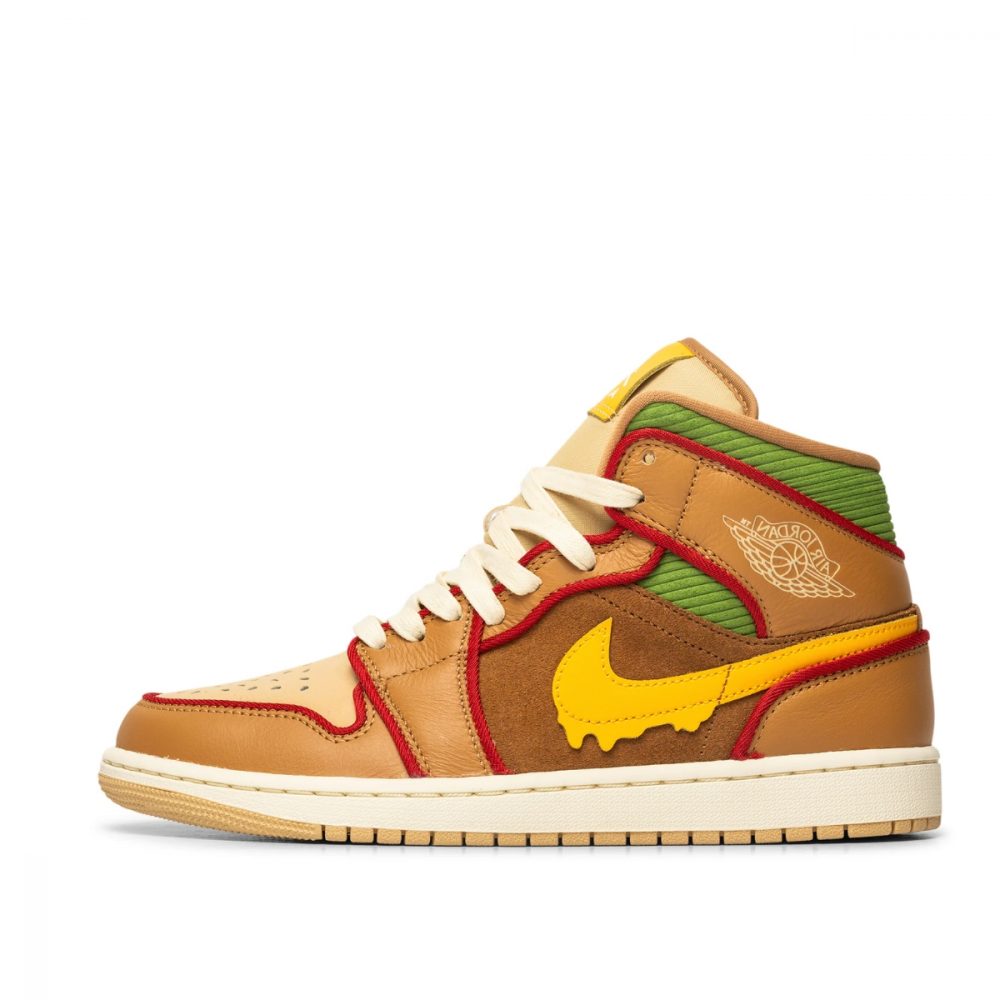 Giày Air Jordan 1 Mid ‘Cheeseburger’ IB7403-224