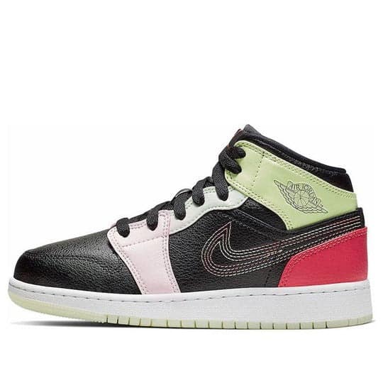 Giày  Air Jordan 1 Mid ‘Glow In The Dark’ (GS) AV5174-076