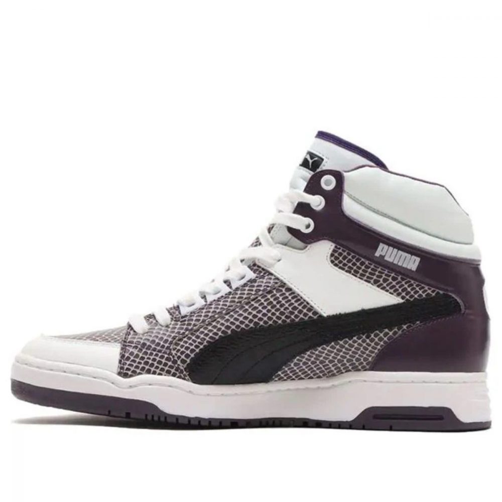 Giày Atmos x PUMA SlipStorm Mid Snake Vintage WhitePurpleBlack 383719-01