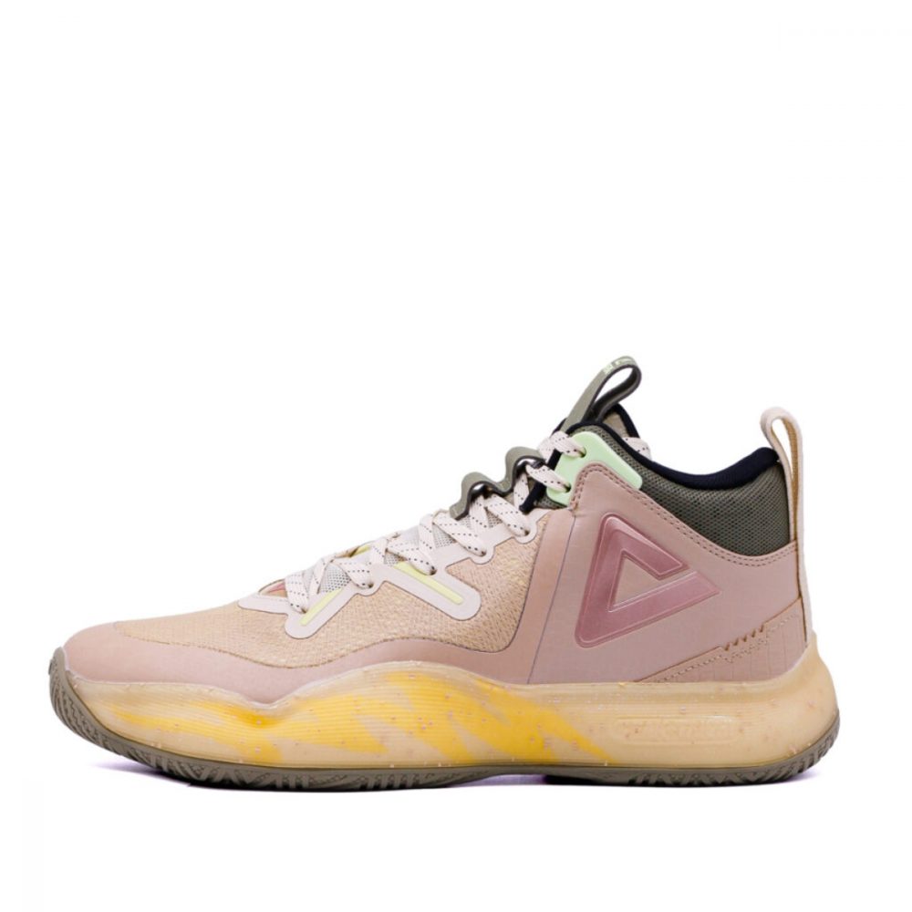 Giày bóng rổ Nam PEAK Basketball Monster IX – Vàng Nâu ET34071AVN
