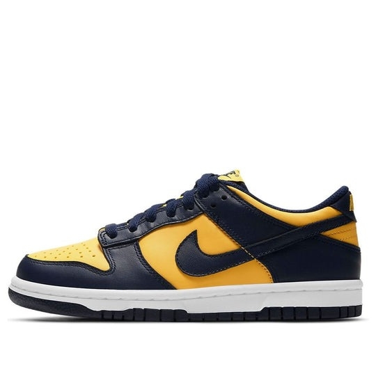 Giày (GS) Nike Dunk Low ‘Michigan’ 2021 CW1590-700