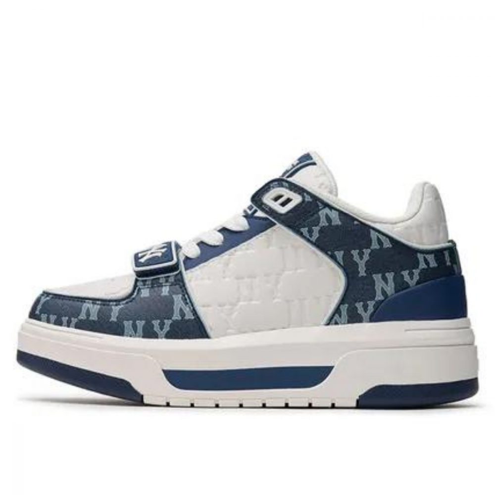 Giày MLB Chunky Liner Mid Classic Monogram New York Yankees 3ASXCMM4N-50NYS