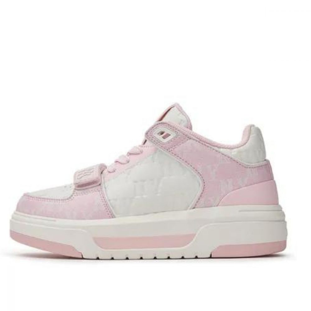 Giày MLB Chunky Liner Mid Mono NY Pink 3ASXCMM4N-50PKS