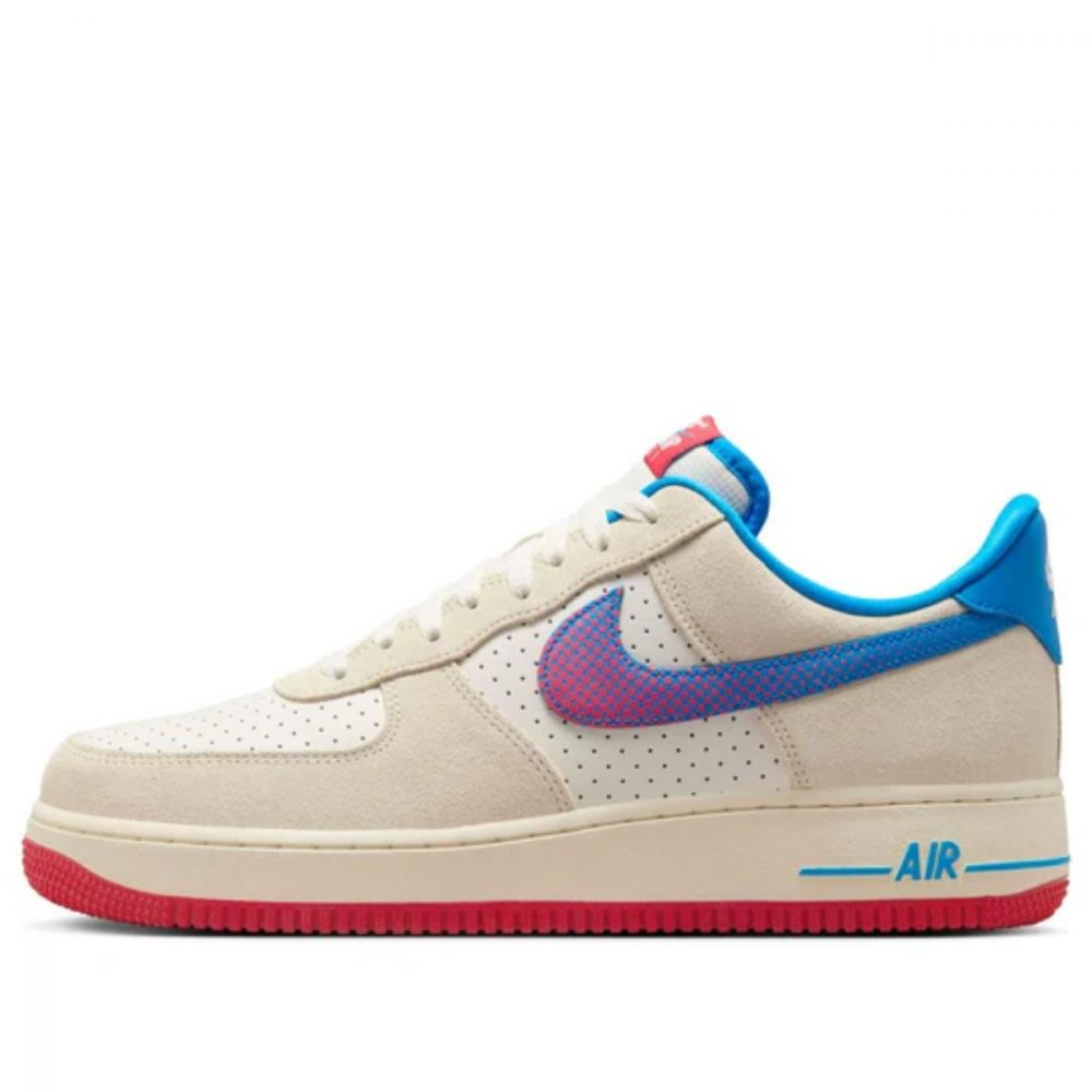 Giày Nike Air Force 1 ’07 LV8 ‘Coconut Milk Red Photo Blue’ HQ3618-113