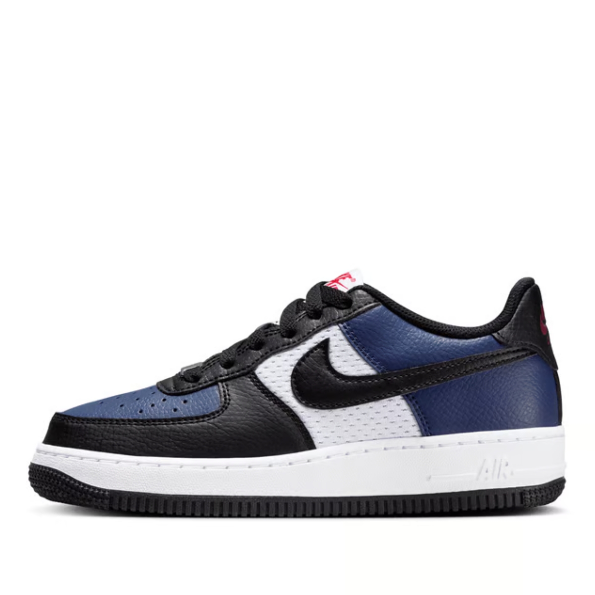Giày Nike Air Force 1 GS ‘Midnight Navy Black Mesh’ HJ9201-400