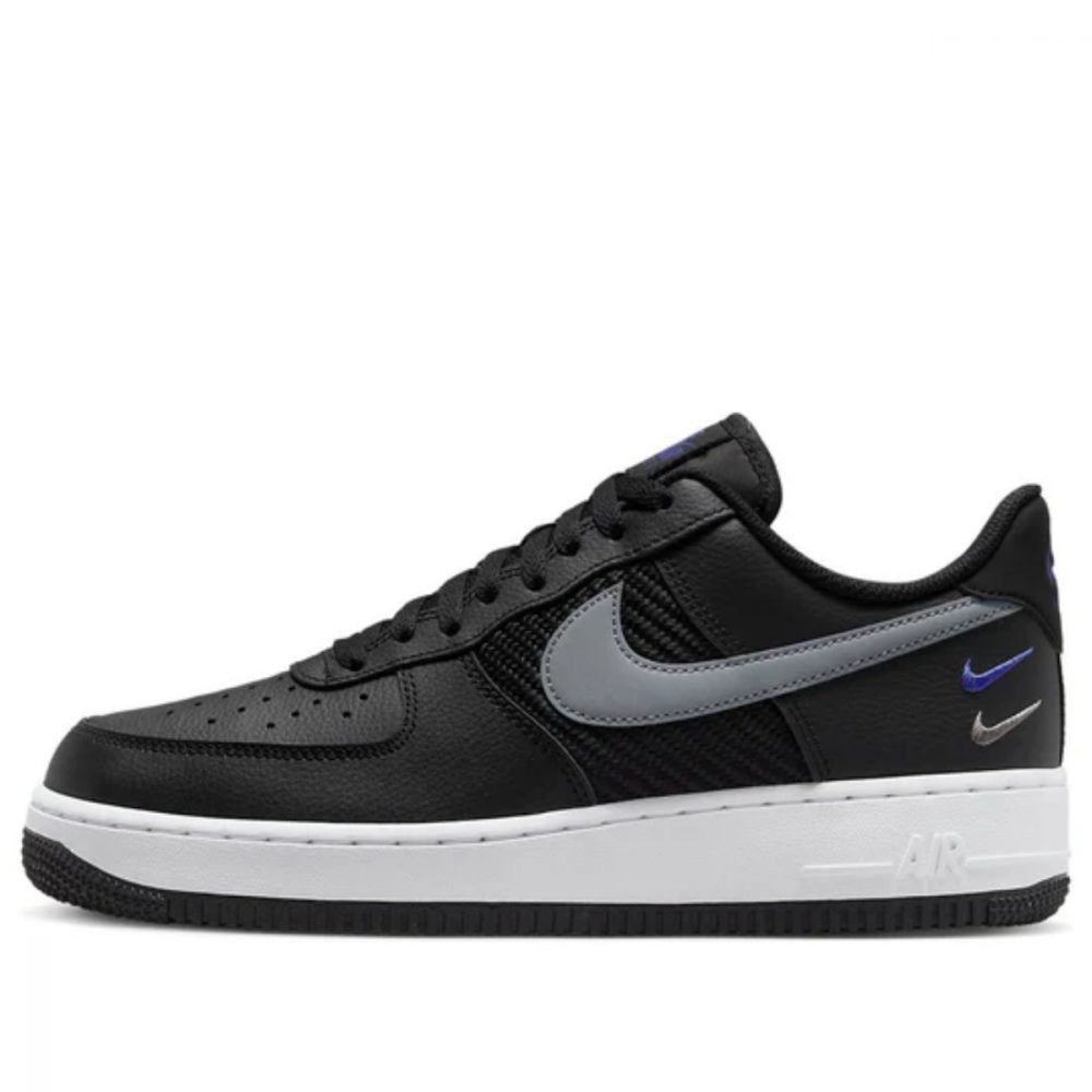 Giày Nike Air Force 1 Low ’07 ‘Double Swoosh Black Racer Blue’ FD0666-001