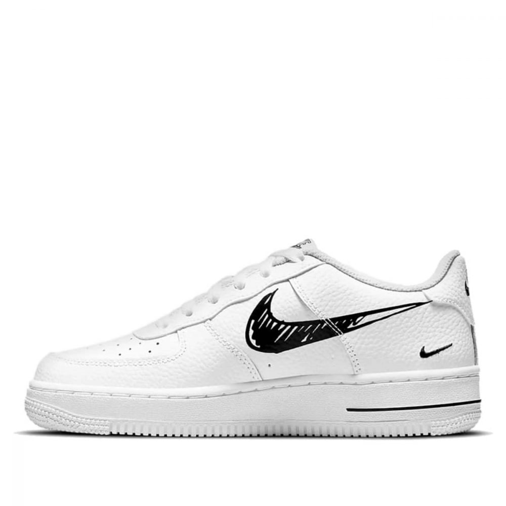 Giày Nike Air Force 1 Low ‘Doodle Swoosh – White Black’ DM3177-100