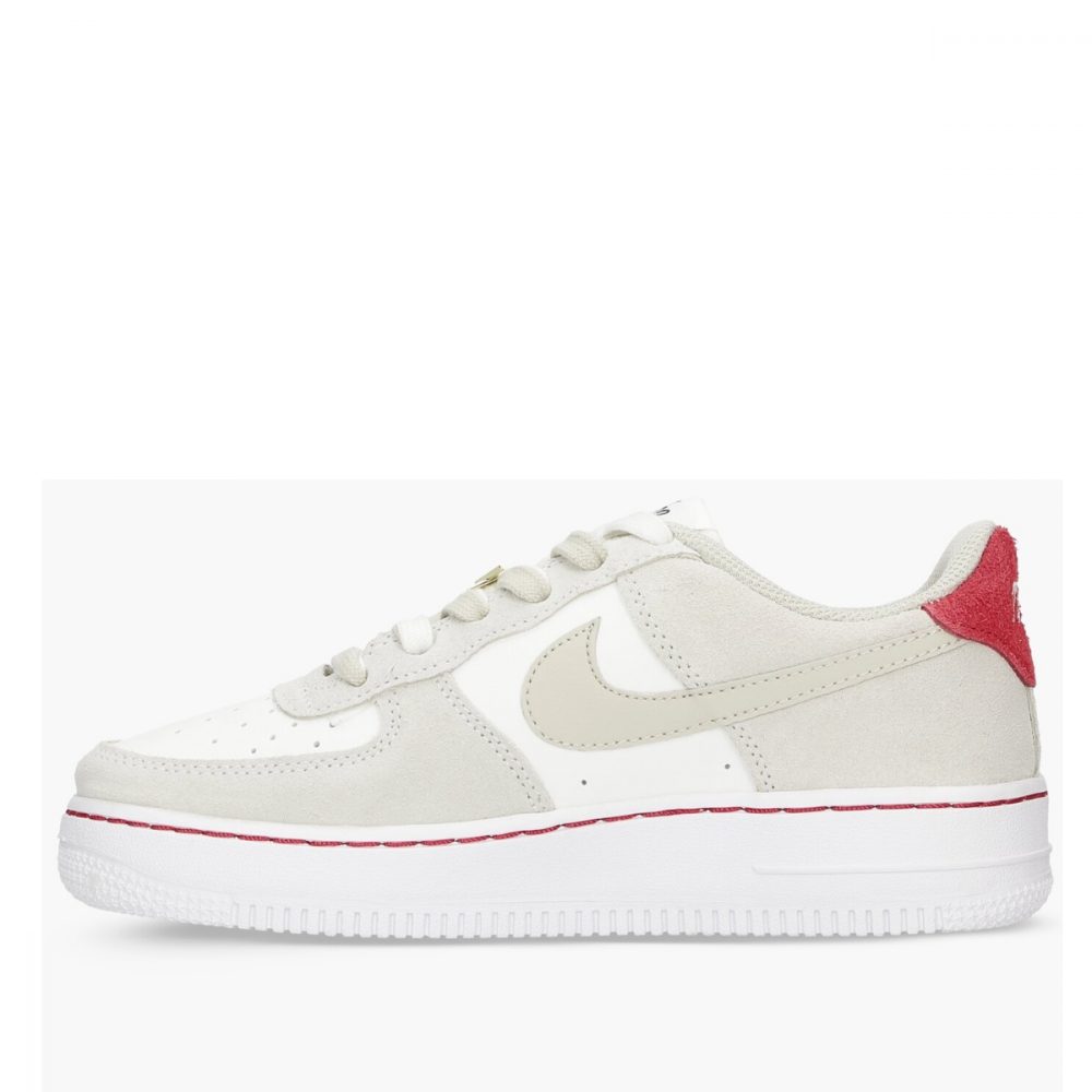 Giày Nike Air Force 1 LV8 S50 GS ‘Light Stone University Red’ DB1561-100