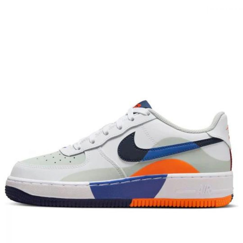 Giày Nike Air Force 1 LV8 ‘White Black Blue’ (GS) FN4730-002