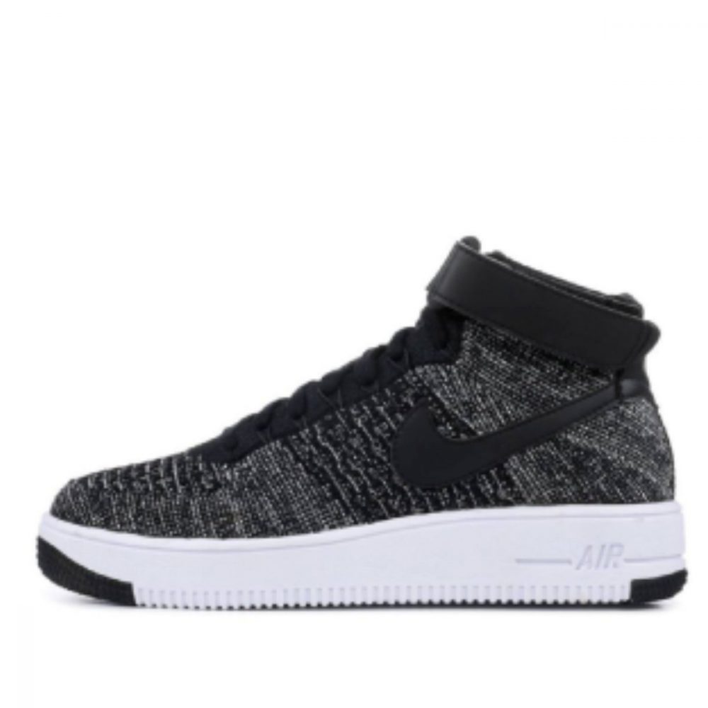 Giày Nike Air Force 1 Ultra Flyknit Mid ‘Black White’ 862824-001