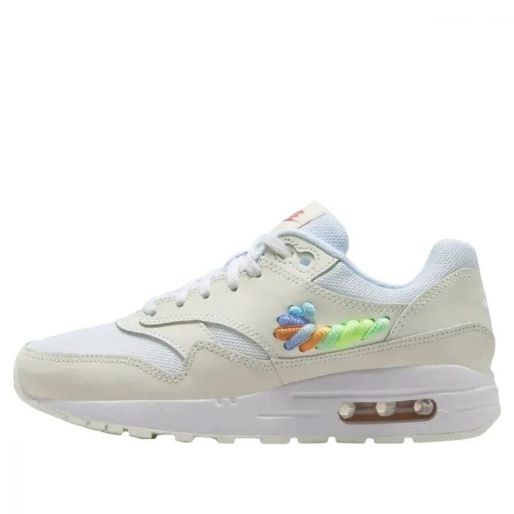 Giày Nike Air Max 1 SE GS ‘Rainbow Lace Swoosh’ FN4782-100