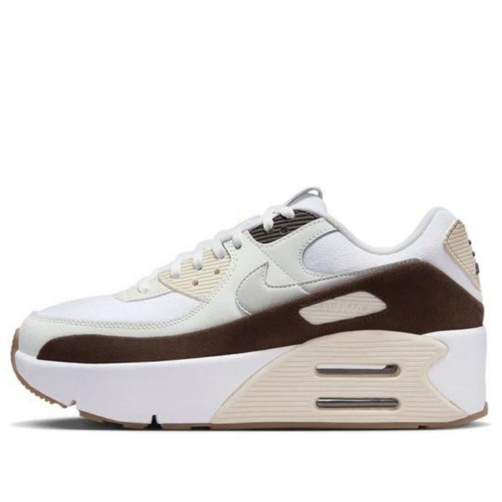Giày Nike Air Max 90 LV8 ‘White Baroque Brown’ (WMNS) FD4328-102