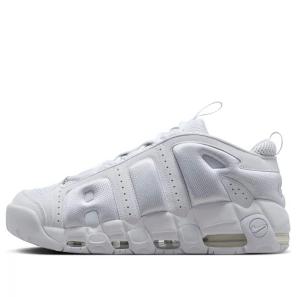 Giày Nike Air More Uptempo Low ‘Triple white’ FZ3055-100