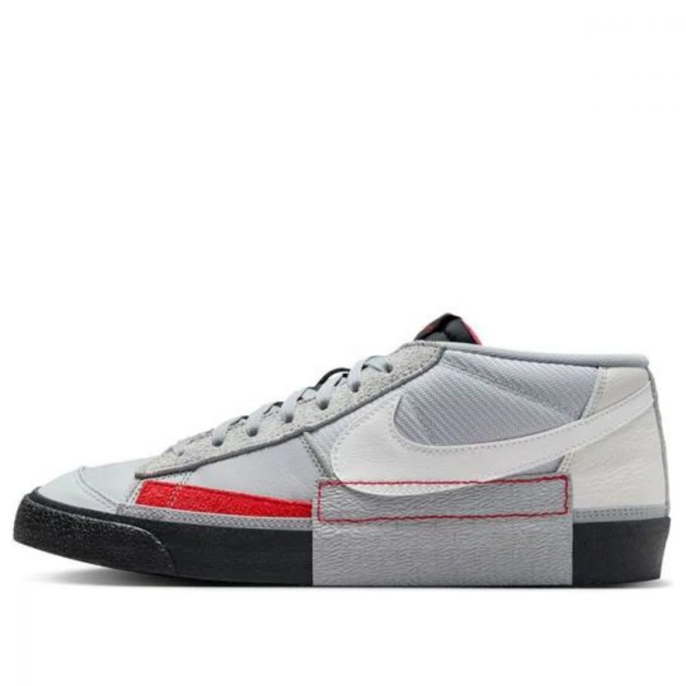 Giày Nike Blazer Low Pro Club ‘Wolf Grey University Red’ FJ3694-002
