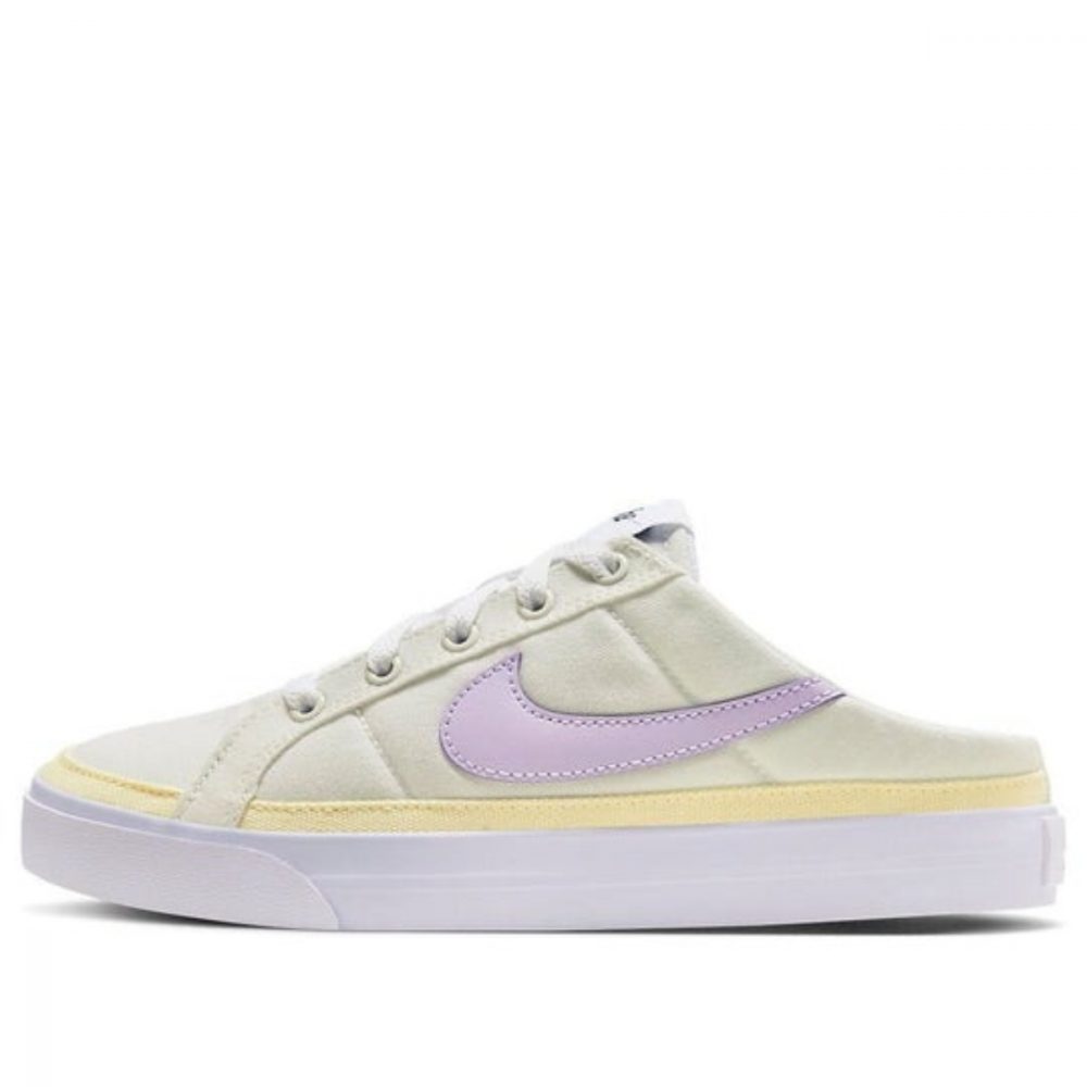 Giày Nike Court Legacy Mule ‘Light Yellow Purple’ HJ3494-151
