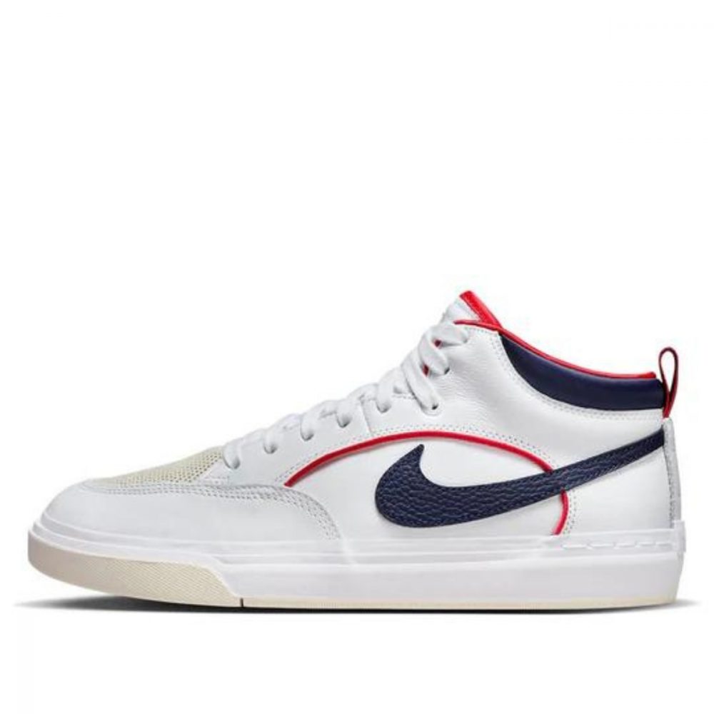 Giày Nike React Leo SB ‘White Midnight Navy’ FD0268-100