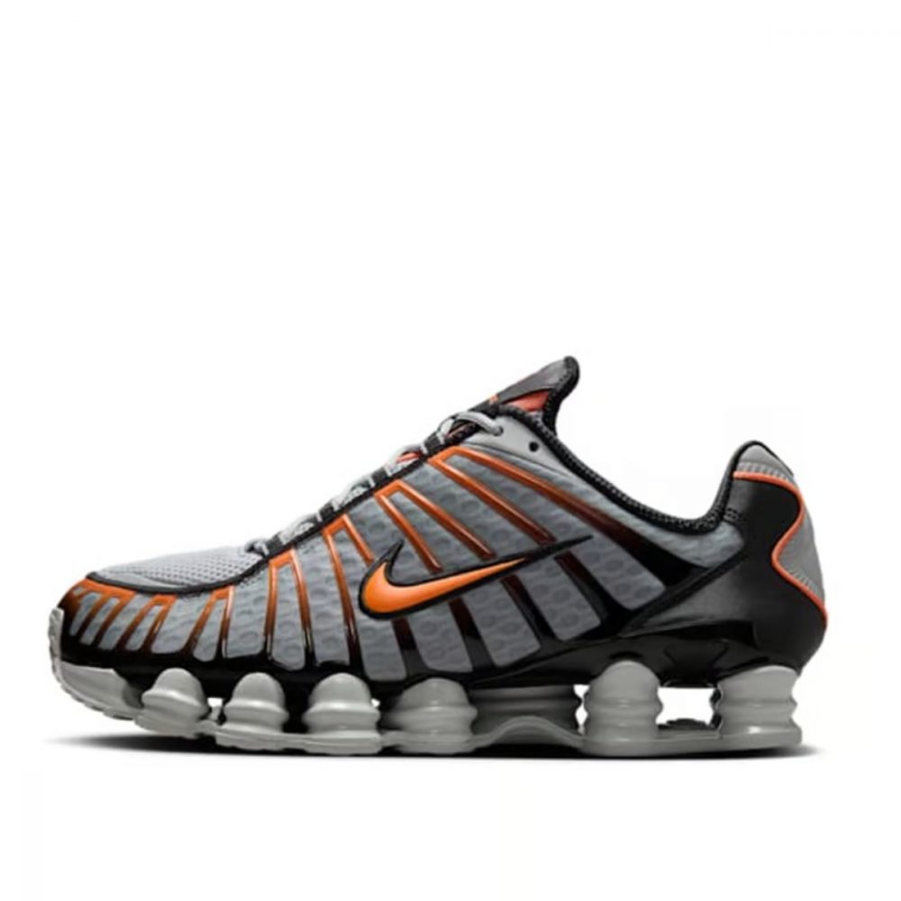Giày Nike Shox TL ‘Light Smoke Grey Bright Mandarin’ AV3595-011