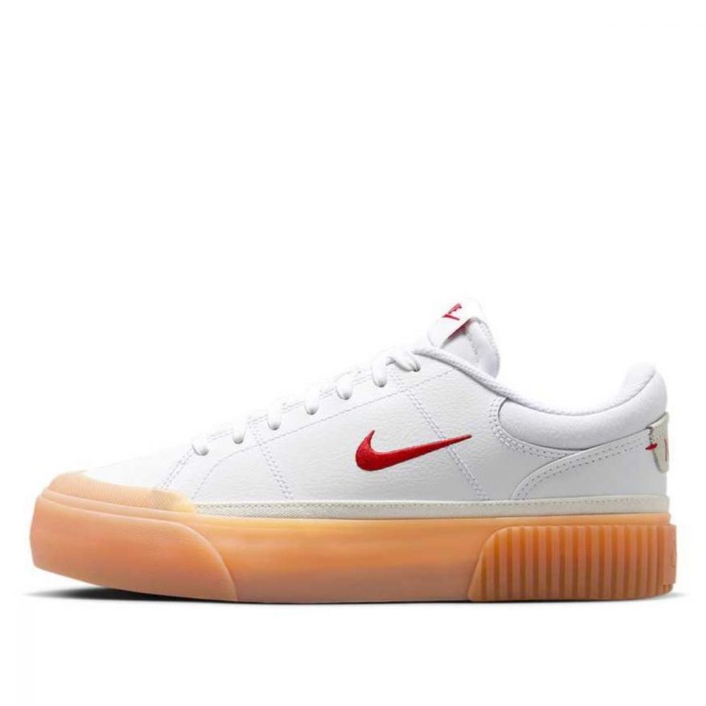 Giày Nike Women’s Court Legacy Lift ‘White Gum Yellow University Red’ FV5526-103