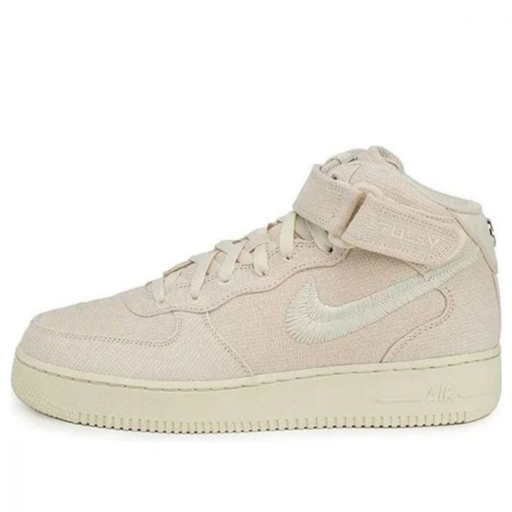 Giày Nike x Stussy Air Force 1 Mid ‘Fossil’ DJ7841-200