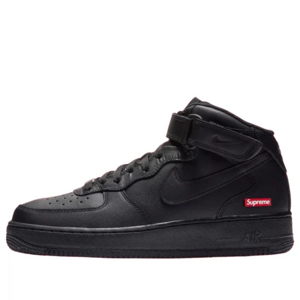 Giày Nike x Supreme Air Force 1 Mid ‘Black’ FZ8784-001