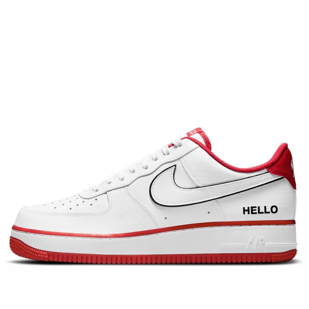 Giày Nike x Urbanstar Air Force 1 ’07 LX ‘HELLO Pack – White University Red’ CZ0327-100