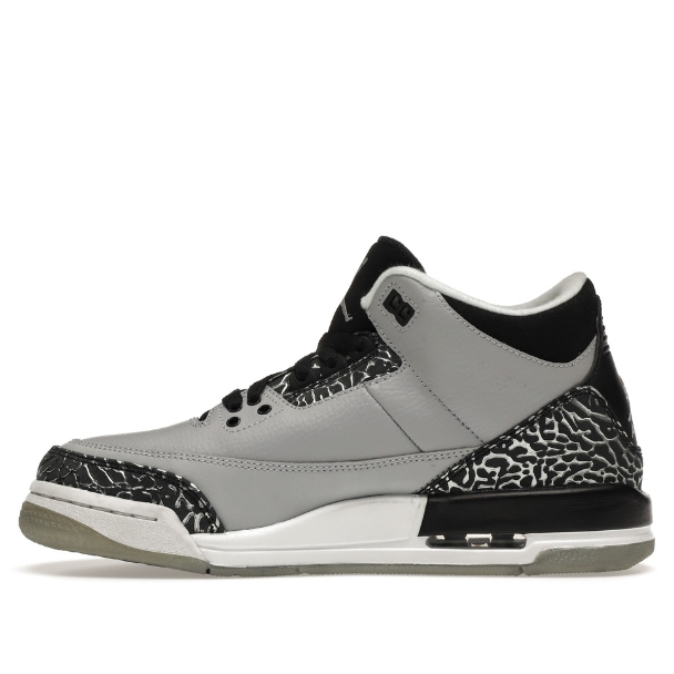 Giày nữ Air Jordan 3 Retro BG ‘Wolf Grey’ 398614-004