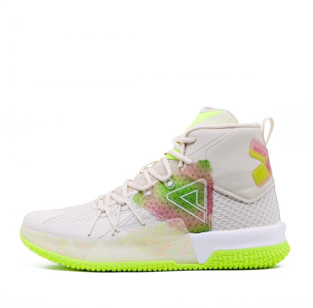 Giày PEAK Basketball Monster 8 V2 High Top ‘White’ E231371ATOW