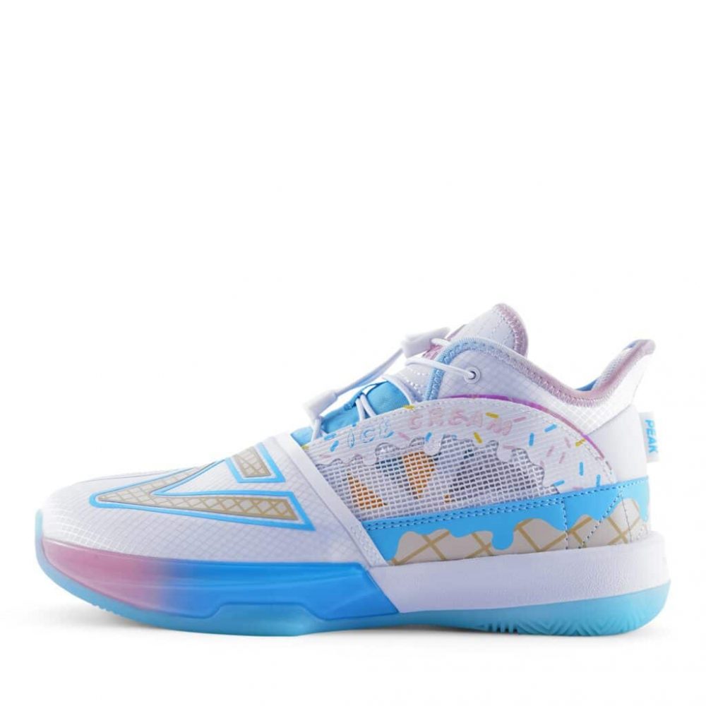 Giày PEAK Taichi Triangle Basketball Kids Summer Colorway ‘White’ EKT3208AT