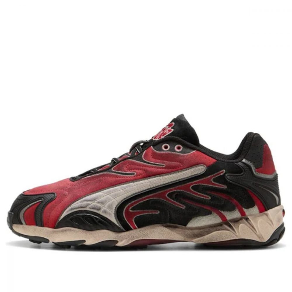 Giày PUMA x A$AP Rocky Inhale ‘Distressed Pack Black Pop Red’ 402453-01