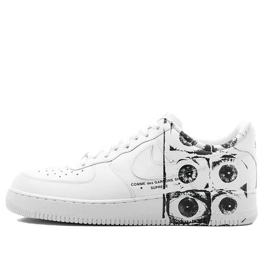 Giày Supreme x Comme des Garçons SHIRT x Air Force 1 Low ‘Eyes’ 923044-100