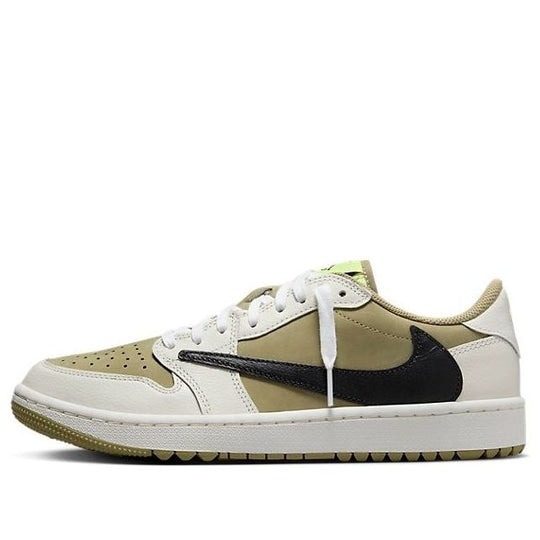 Giày Travis Scott x Air Jordan 1 Low Golf ‘Neutral Olive’ FZ3124-200