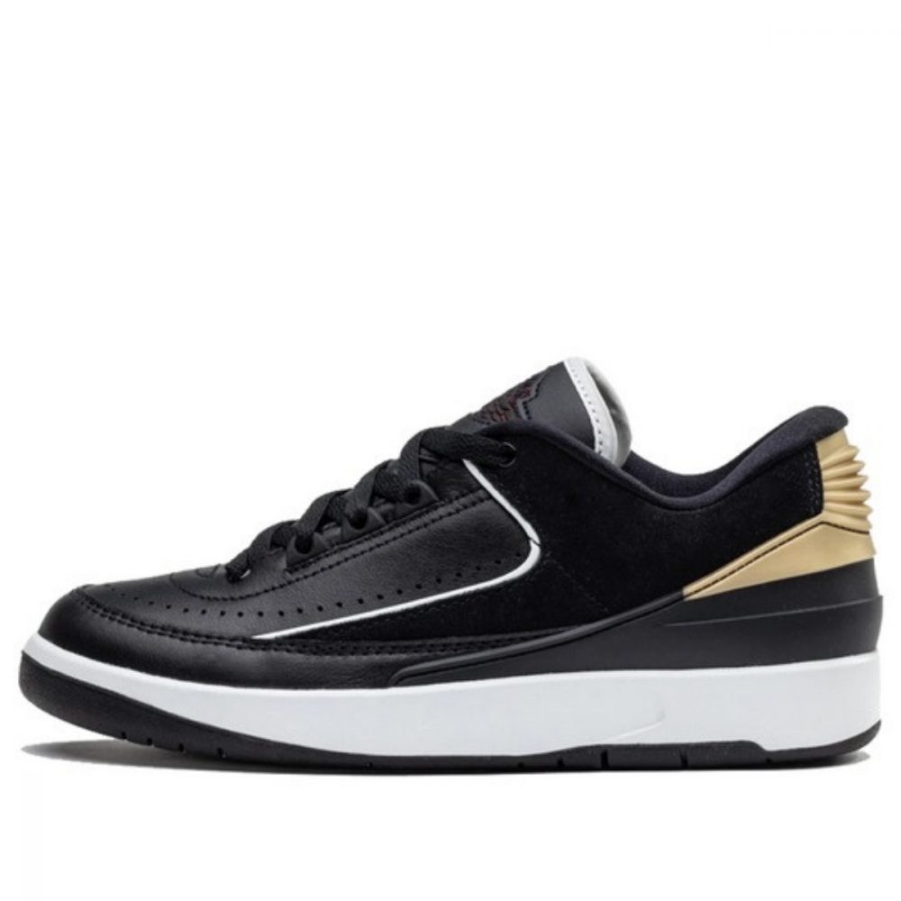 Giày (WMNS) Air Jordan 2 Retro Low ‘Black Metallic Gold’ DX4401-001